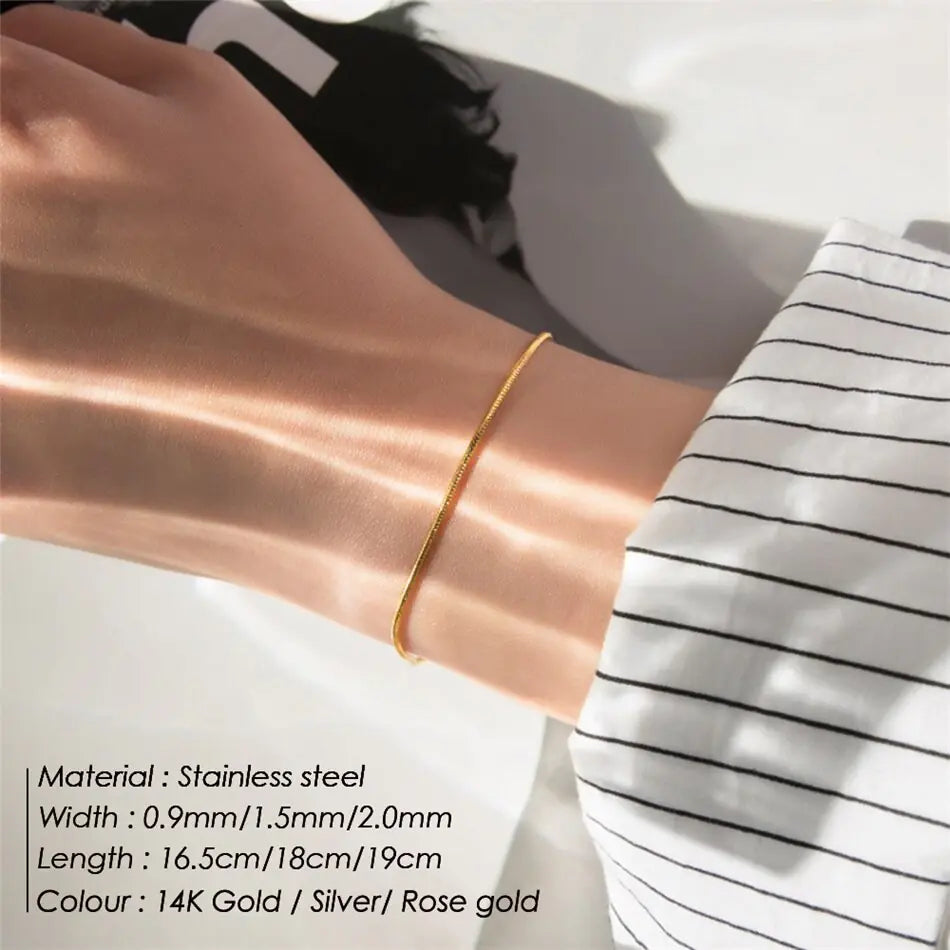 Serpentis Armband 2MM (Goud)