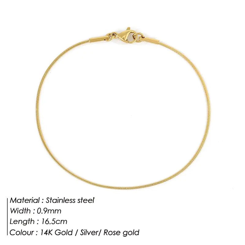 Serpentis Armband 2MM (Goud)